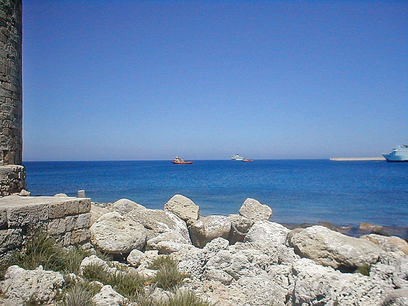 P6070059.JPG - Mandraki havnen på Rhodos